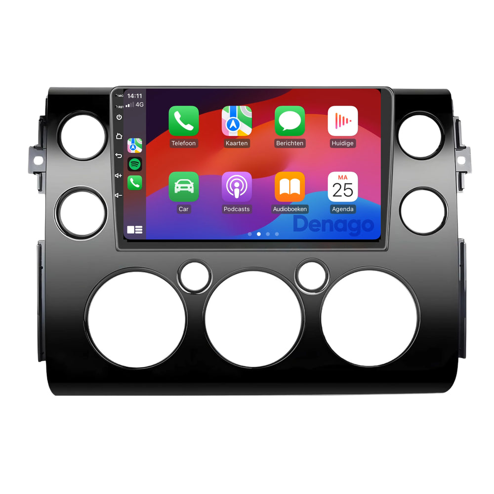 Radio para coche Toyota FJ Cruiser CarPlay | 2006 a 2017 | Denago DNG-A308 | 9 pulgadas | Androide 13 | CarPlay inalámbrico y Android Auto