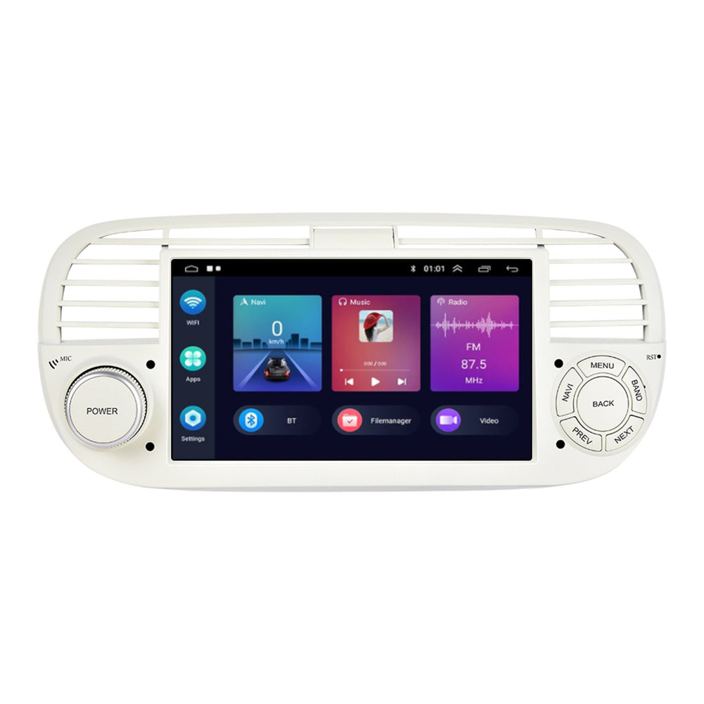 Android 13 CarPlay Autoradio voor Fiat 500 | 2007 t/m 2015