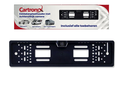 Cartronix RV-410 kentekenplaathouder met camera | 8 LED Nachtzicht