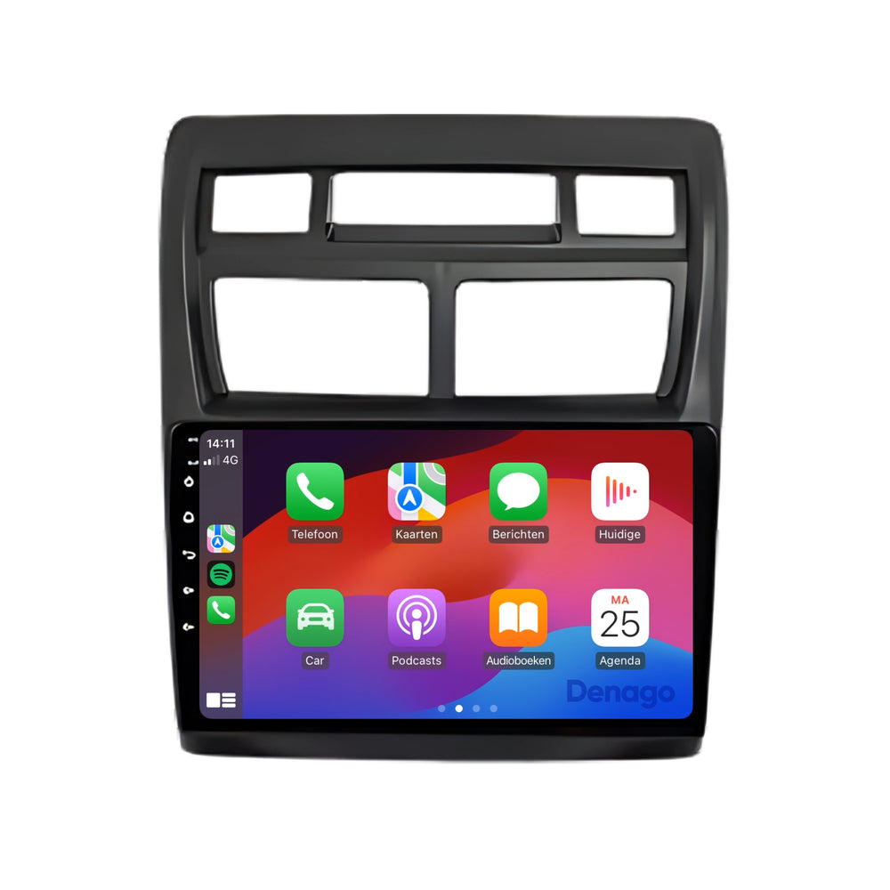 Kia Sportage CarPlay autoradio | 2004 t/m 2010 | Denago DNG-A121 | 9 inch | Android 13 | Draadloos CarPlay & Android Auto