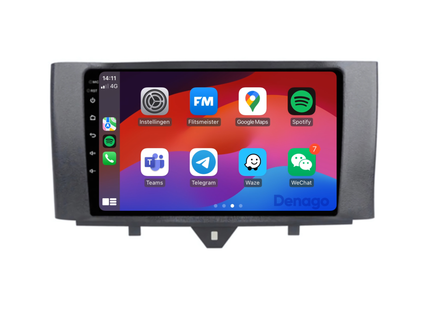 Smart Fortwo Autoradio | 2011 t/m 2015 | Android 13 & CarPlay