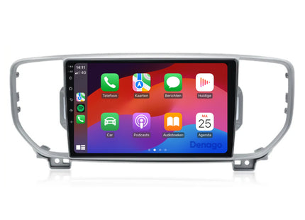 Kia Sportage CarPlay autoradio | 2016 t/m 2019 | Denago DNG-A111 | 9 inch | Android 13 | Draadloos CarPlay & Android Auto