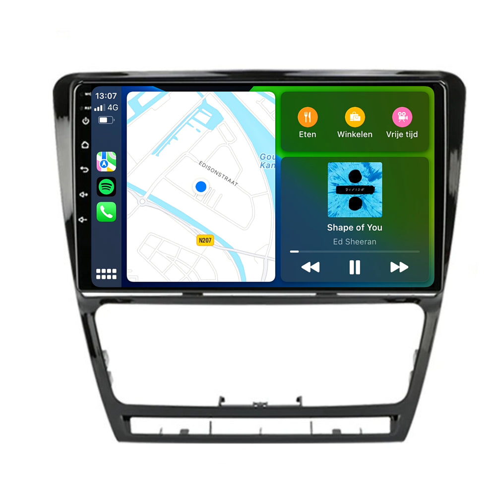 Skoda Octavia | Androide 13 | Radio de coche | 2007 a 2012 | CarPlay y Android Auto