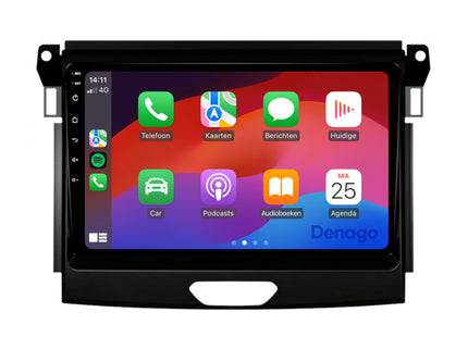 Ford Ranger CarPlay autoradio | 2016 t/m 2019 | Denago DNG-A141 | 9 inch | Android 13 | Draadloos CarPlay & Android Auto