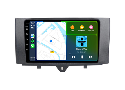 Smart Fortwo | Android 13 | Autoradio | 2011 t/m 2015 | Carplay & Android Auto