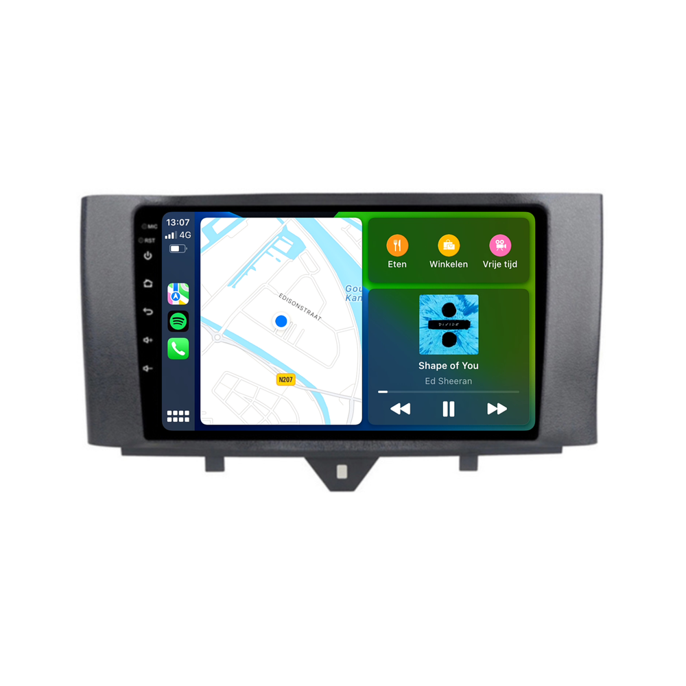 Smart Fortwo | Android 13 | Car radio | 2011 to 2015 | Carplay & Android Auto