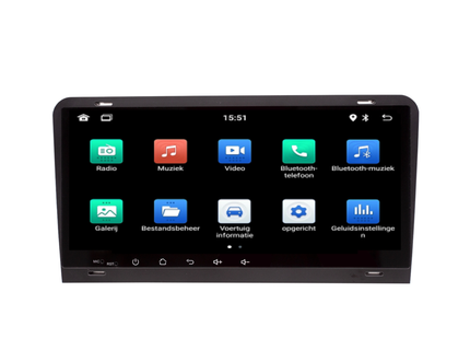 Audi A3 S3 RS3 | CarPlay & Android Auto | autoradio | 2004 t/m 2013 | Android 13 | 4+64GB