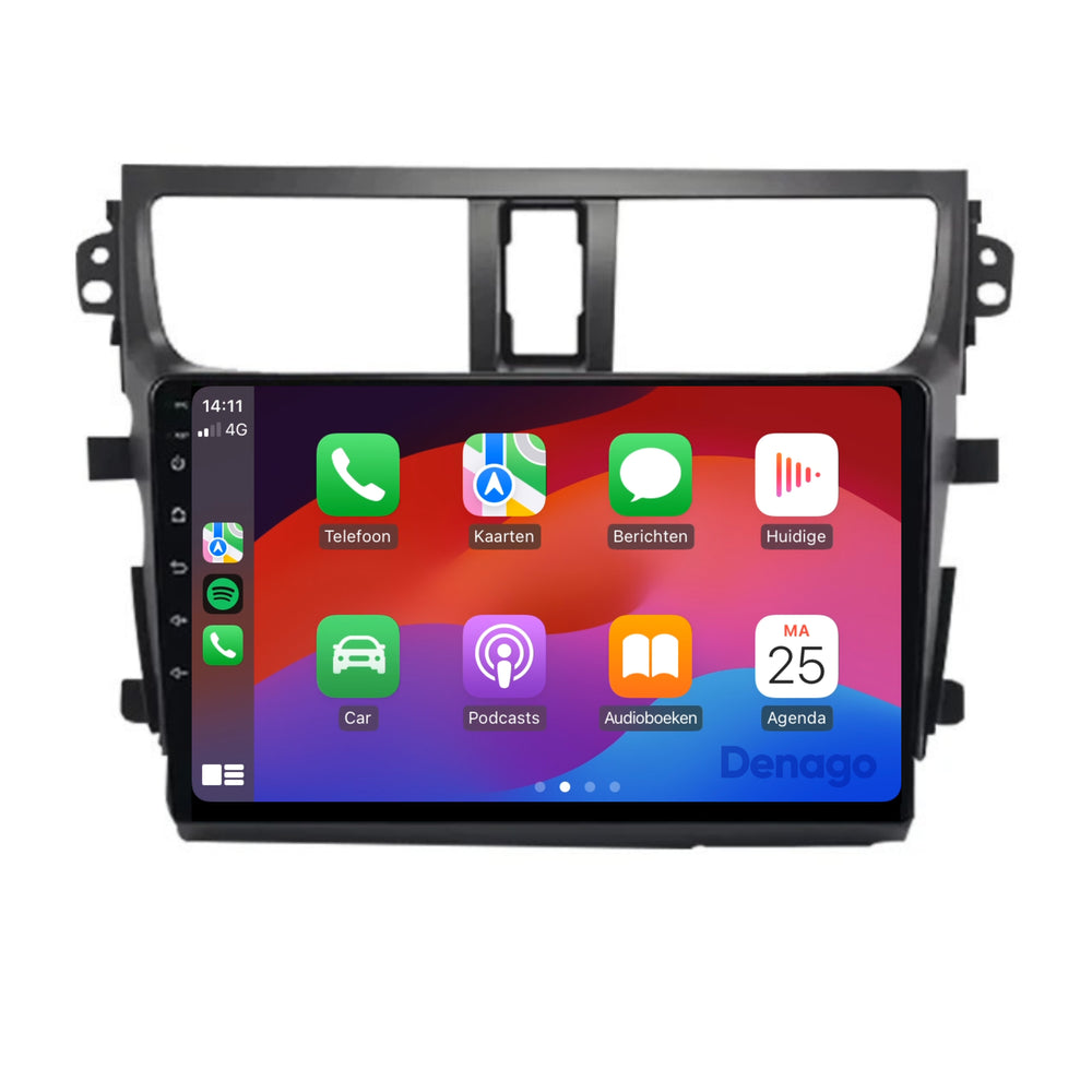Radio de coche Suzuki Celerio CarPlay | 2015 a 2020 | Denago DNG-A157 | 9 pulgadas | Androide 13 | CarPlay inalámbrico y Android Auto