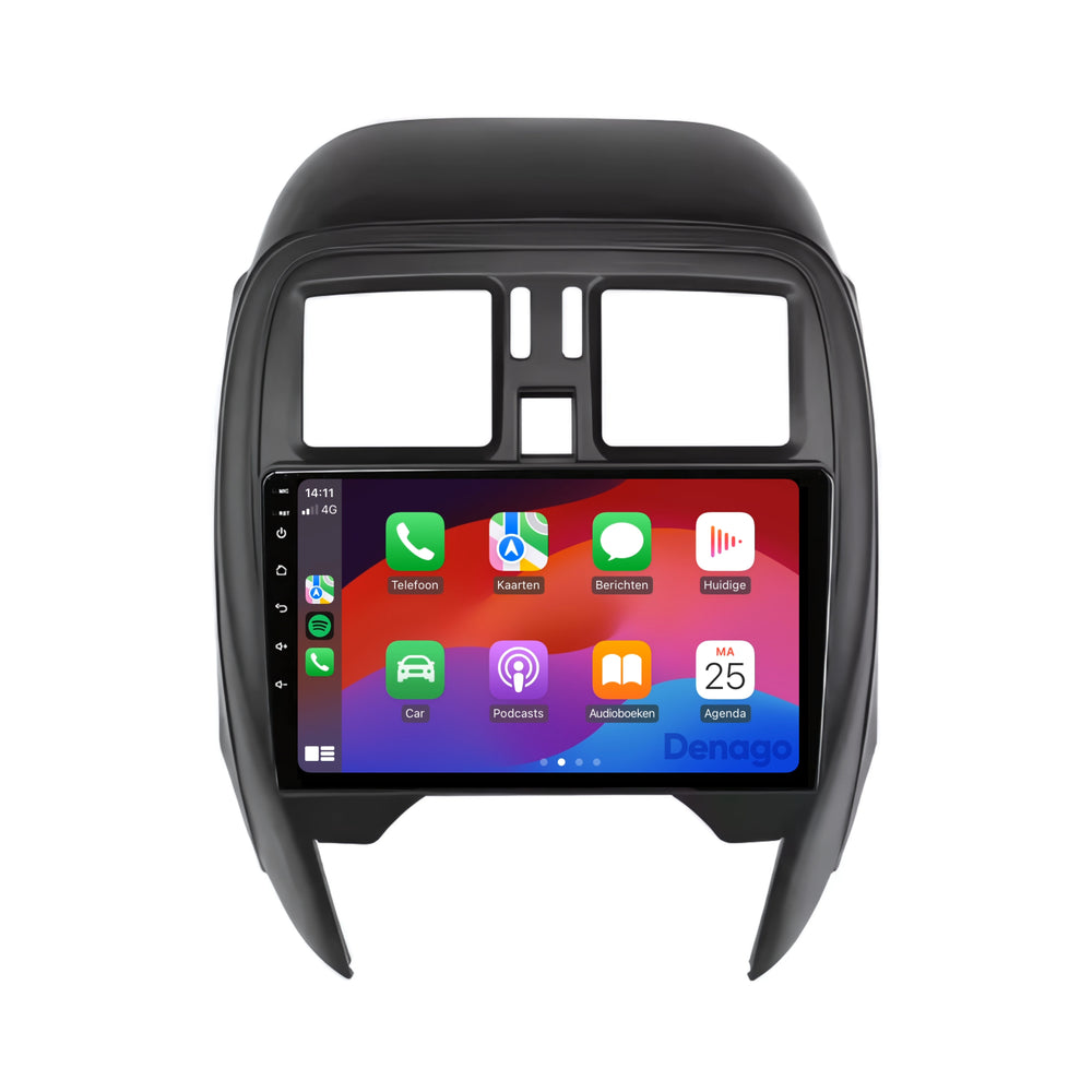 Radio del coche Nissan Micra CarPlay | 2013 a 2017 | Denago DNG-A27 | 9 pulgadas | Androide 13 | CarPlay inalámbrico y Android Auto