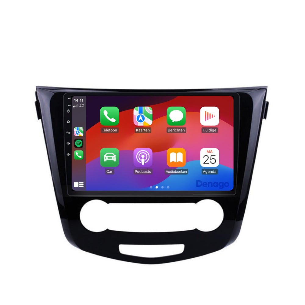 Radio para coche Nissan Qashqai CarPlay | 2014 a 2021 | Denago DNG-A108 | 10 pulgadas | Androide 13 | CarPlay inalámbrico y Android Auto