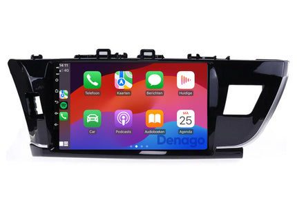 Toyota Corolla CarPlay autoradio | 2014 t/m 2016 | Denago DNG-A281 | 9 inch | Android 13 | Draadloos CarPlay & Android Auto