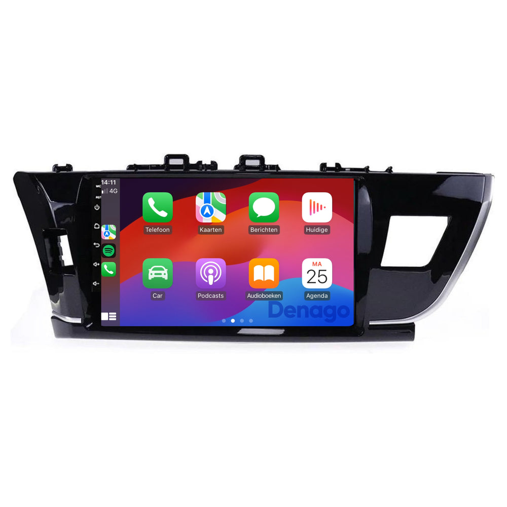 Radio para coche Toyota Corolla CarPlay | 2014 a 2016 | Denago DNG-A281 | 9 pulgadas | Androide 13 | CarPlay inalámbrico y Android Auto