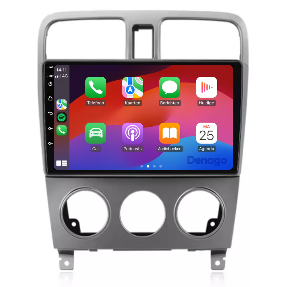 Autoradio CarPlay pour Subaru Forester SG | 2002 à 2008 | Denago DNG-A139 | Écran 9 pouces | Android 13 | CarPlay sans fil & Android Auto