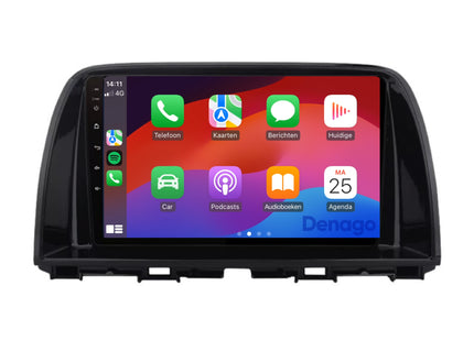 Mazda CX-5 & Autoradio 6 pouces compatible CarPlay | 2012 à 2016 | Denago DNG-A316 | Écran 9 pouces | Android 13 | CarPlay sans fil & Android Auto
