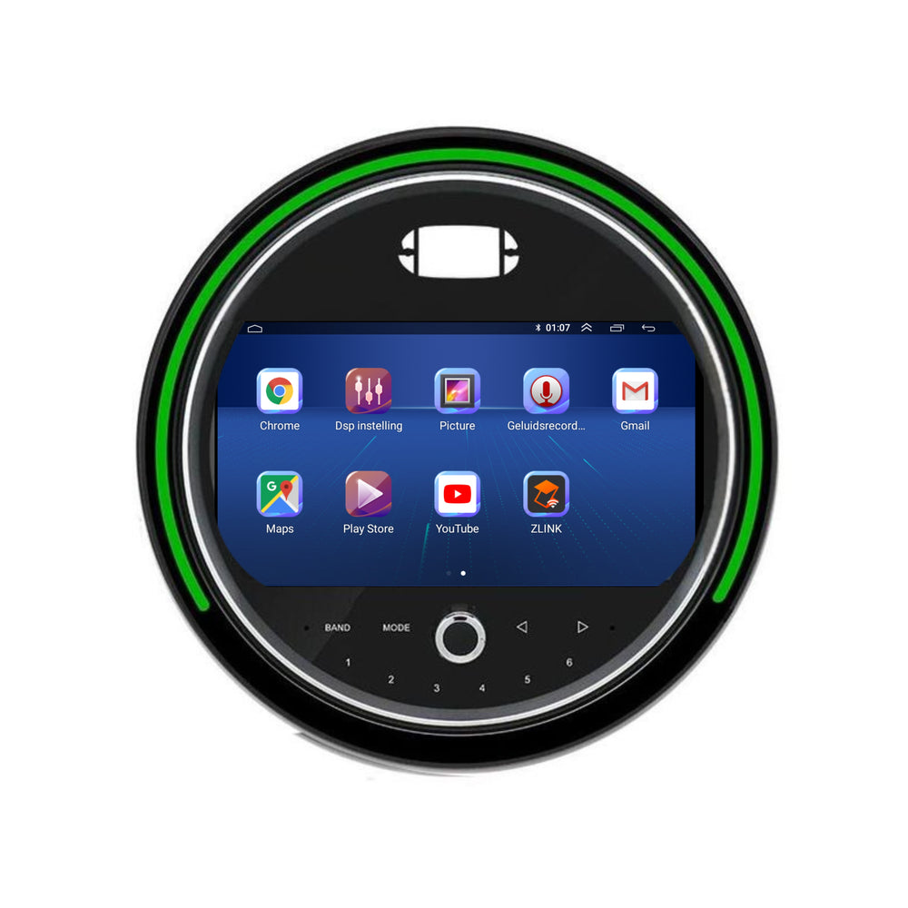 Android 13 CarPlay Autoradio voor Mini Cooper F55/F56/Clubman | 2014 t/m 2020