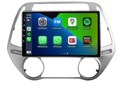 Hyundai i20 | Android 13 | Autoradio | 2008 t/m 2014 | CarPlay & Android Auto