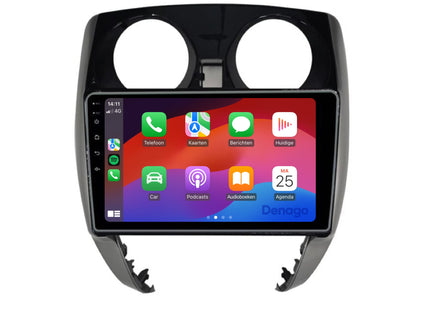 Nissan Note CarPlay autoradio | 2013 t/m 2017 | Denago DNG-A140 | 9 inch | Android 13 | Draadloos CarPlay & Android Auto