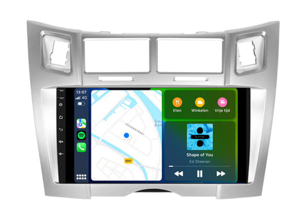Toyota Yaris | Android 13 | Autoradio | 2005 t/m 2012 | CarPlay & Android Auto test case 2