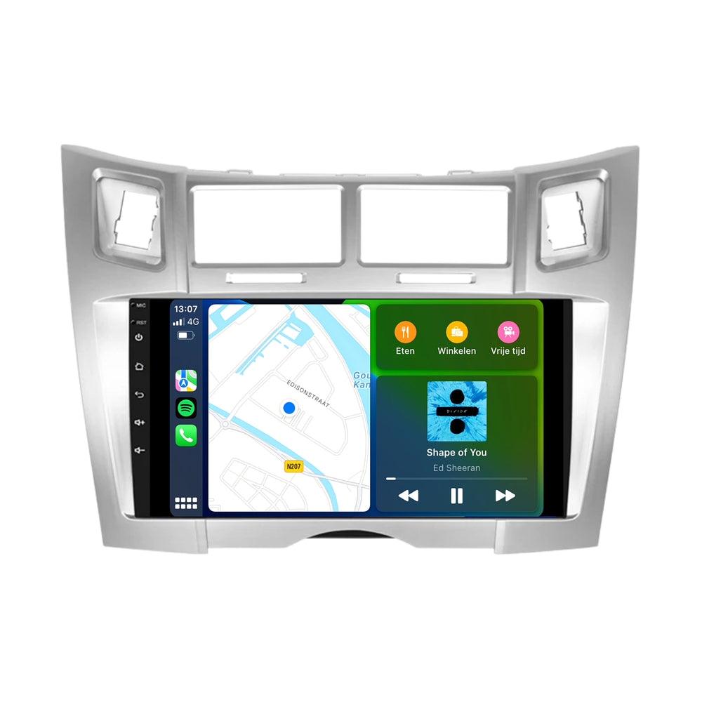 Toyota Yaris | Android 13 | Autoradio | 2005 t/m 2012 | CarPlay & Android Auto