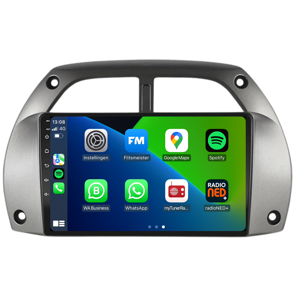 Toyota Rav 4 | Android 13 | Autoradio | 2001 t/m 2003 | CarPlay & Android Auto