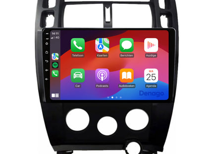 Hyundai Tucson CarPlay autoradio | 2004 t/m 2010 | Denago DNG-A89 | 9 inch | Android 13 | Draadloos CarPlay & Android Auto