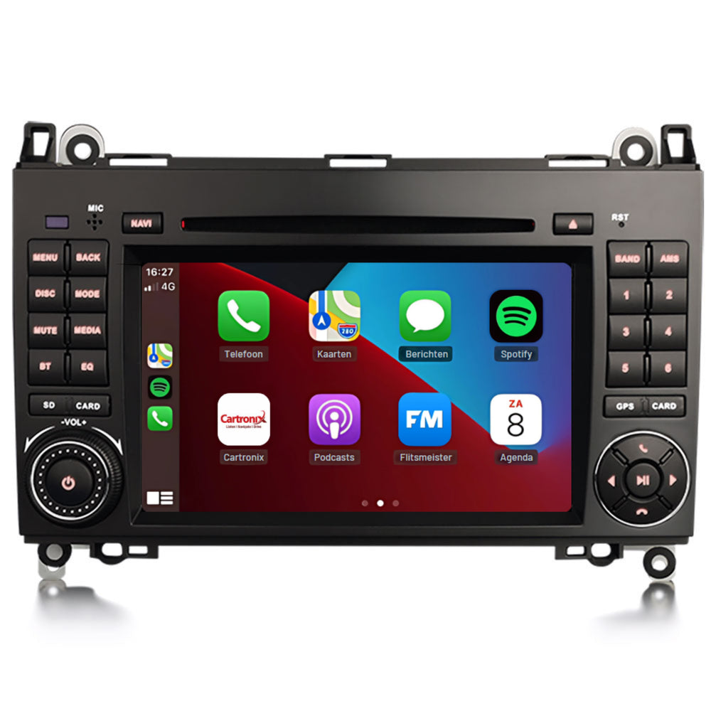 Mercedes Sprinter | vito | viano | CarPlay y Android Auto | radio de coche | Androide 14 | 4+64GB | DVD/CD
