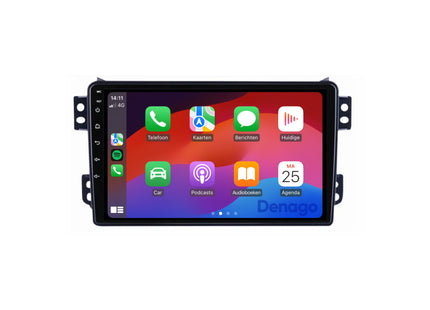 Opel Agila CarPlay autoradio | 2008 t/m 2015 | Denago DNG-A245 | 9 inch | Android 13 | Draadloos CarPlay & Android Auto