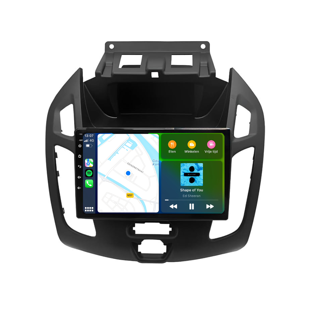 Ford Transit Tourneo Connect Android Car Radio | Black | 2013 to 2018 | CarPlay