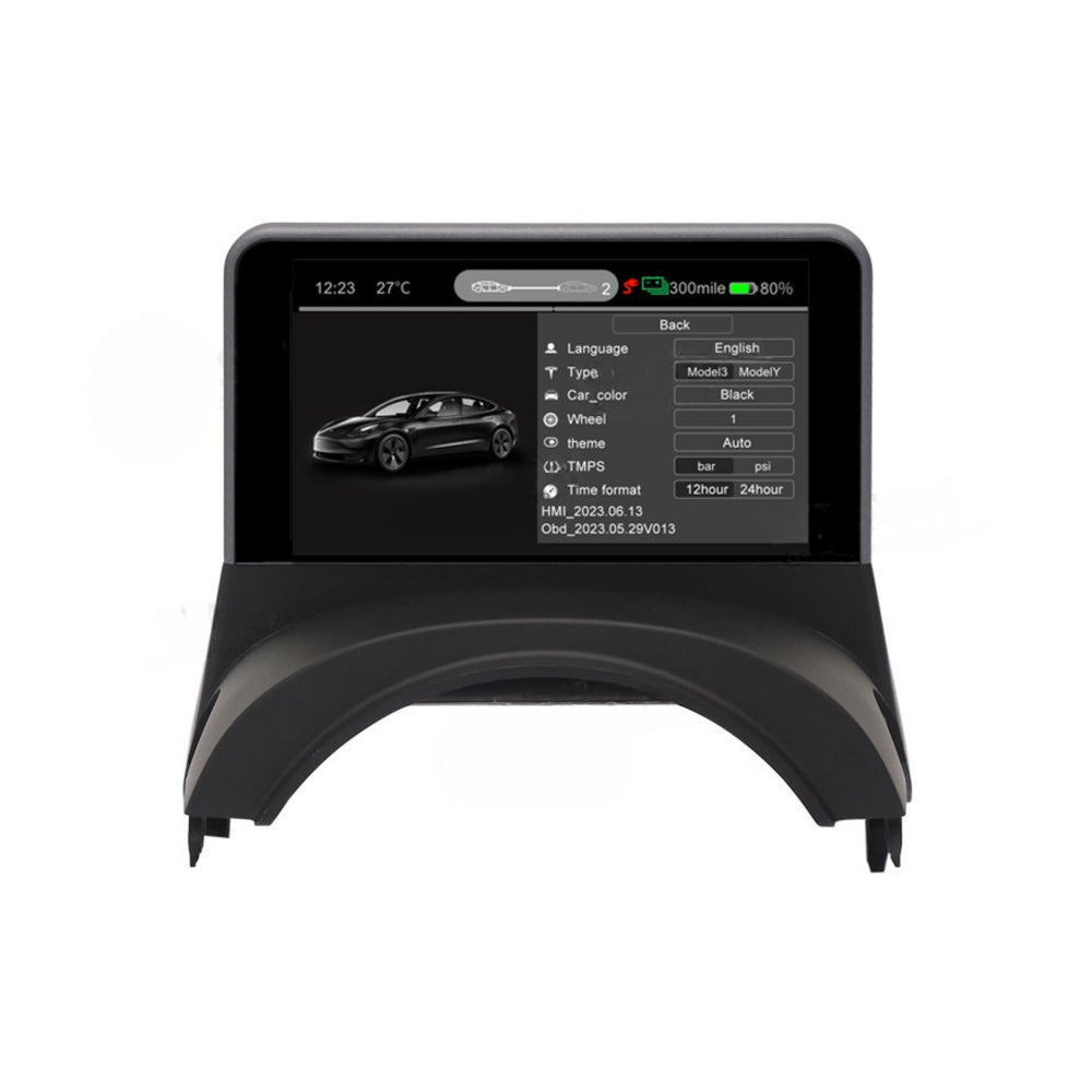 Velocímetro digital Cartronix para Tesla Model 3 e Y | Pantalla HD de 5” con estado de la batería y más