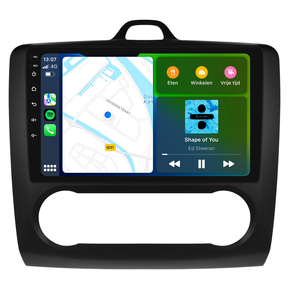 Ford Focus | Android 13 | Autoradio | 2004 t/m 2011 | CarPlay & Android Auto