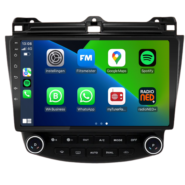 Honda Accord | Android 13 | Autoradio | 2003 t/m 2008 | Carplay & Android Auto
