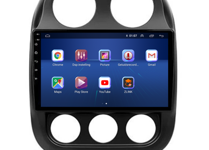 Jeep Compass | Android 13 | Autoradio | 2010 t/m 2016 | Carplay & Android Auto