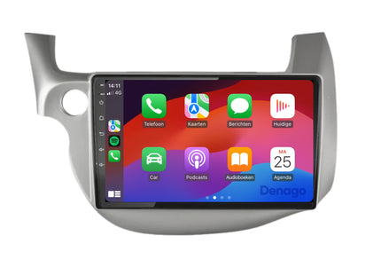 Honda Jazz CarPlay autoradio | 2008 t/m 2013 | Denago DNG-A127 | 9 inch | Android 13 | Draadloos CarPlay & Android Auto