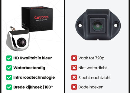 RV-365 PRO Achteruitrijcamera | Originele look | Chrome