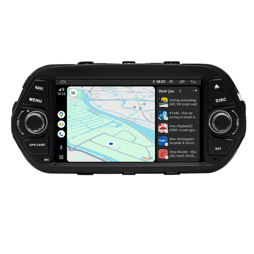 Fiat Tipo | Android 13 | Autoradio | 2015 t/m 2019 | CarPlay & Android Auto