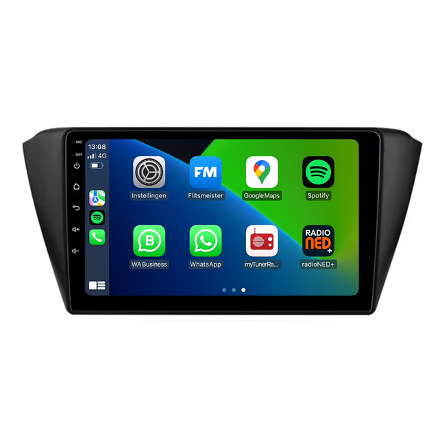 Skoda Fabia | Androide 13 | Radio de coche | 2013 a 2019 | CarPlay y Android Auto