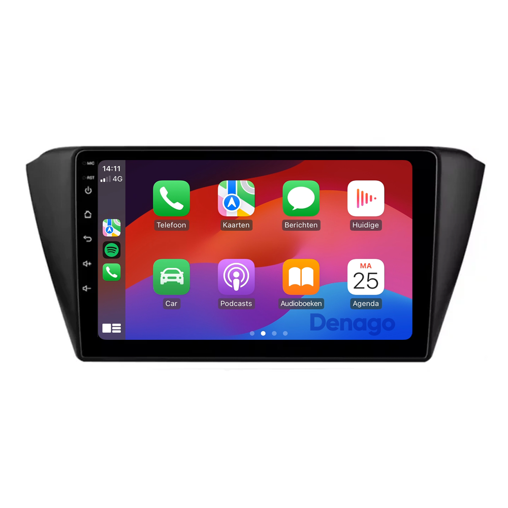 Skoda Fabia CarPlay car radio | 2015 to 2021 | Denago DNG-A274 | 9 inches | Android 13 | Wireless CarPlay & Android Auto