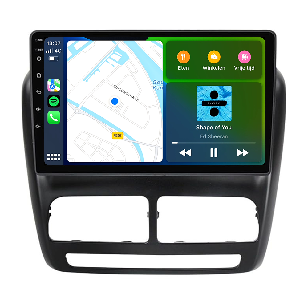Fiat Doblo | Android 13 | Car radio | 2010 to 2014 | Carplay & Android Auto