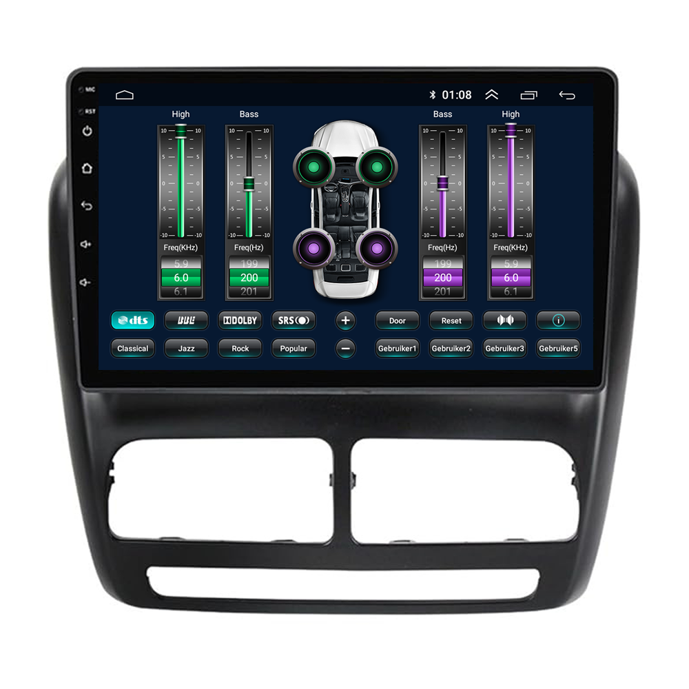 Fiat Doblo | Android 13 | Car radio | 2010 to 2014 | Carplay & Android Auto