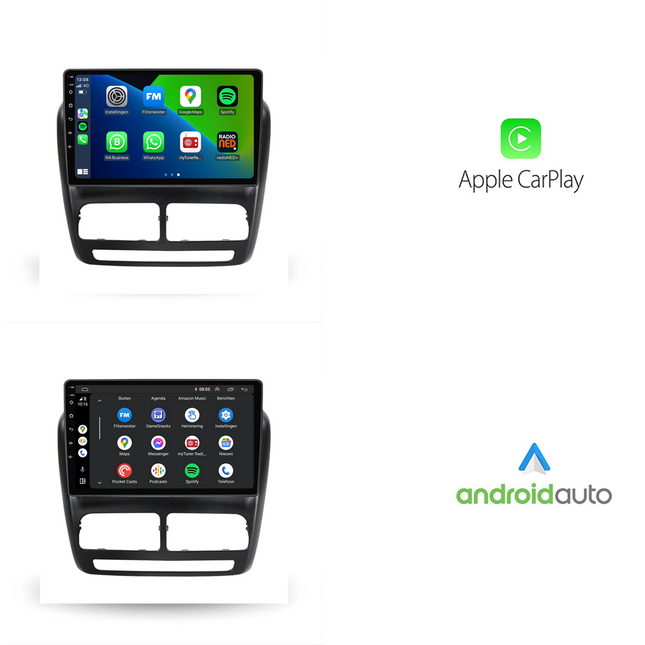 Fiat Doblo | Android 13 | Autoradio | 2010 t/m 2014 | Carplay & Android Auto