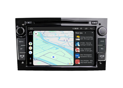 Opel Carplay Autoradio | Pianoblack | Android 13 | 4+64GB