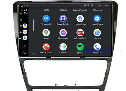 Skoda Octavia CarPlay autoradio | 2007 t/m 2012 | Denago DNG-A282 | 9 inch | Android 13 | Draadloos CarPlay & Android Auto