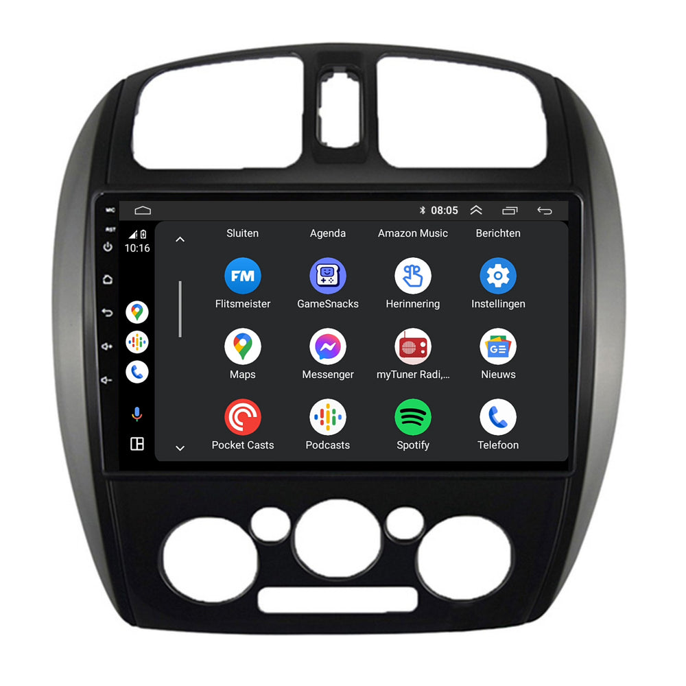 Mazda 323 | Androide 13 | Radio de coche | 2003 a 2009 | CarPlay y Android Auto