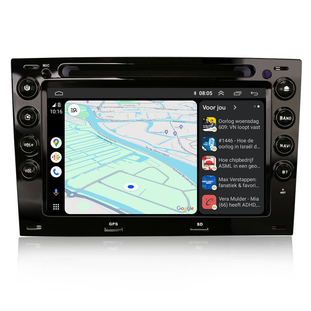 Renault Mégane 2 Carplay | Androide 13 | Radio de coche | 4+64GB