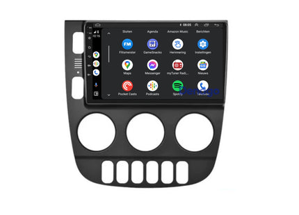 Mercedes ML CarPlay autoradio | 1999 t/m 2004 | Denago DNG-A221 | 9 inch | Android 13 | Draadloos CarPlay & Android Auto | Zwarte frame