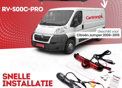 Citroën Jumper Derde Remlicht Achteruitrijcamera | 2006 t/m 2015 | Nachtzicht | HD Beeld
