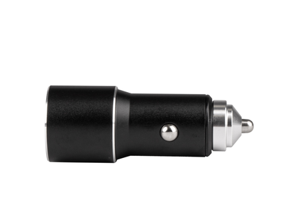Aluminium Auto Oplader PCH PRO-08 met USB-C en USB - 38W Snelladen voor 12/24V Voertuigen