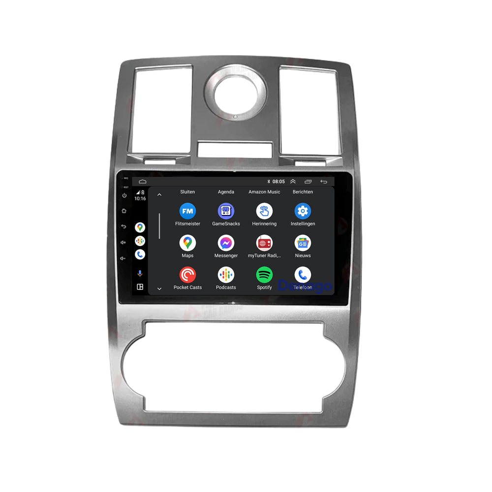 Chrysler 300C CarPlay autoradio | 2005 t/m 2007 | Denago DNG-A181 | 9 inch | Android 13 | Draadloos CarPlay & Android Auto