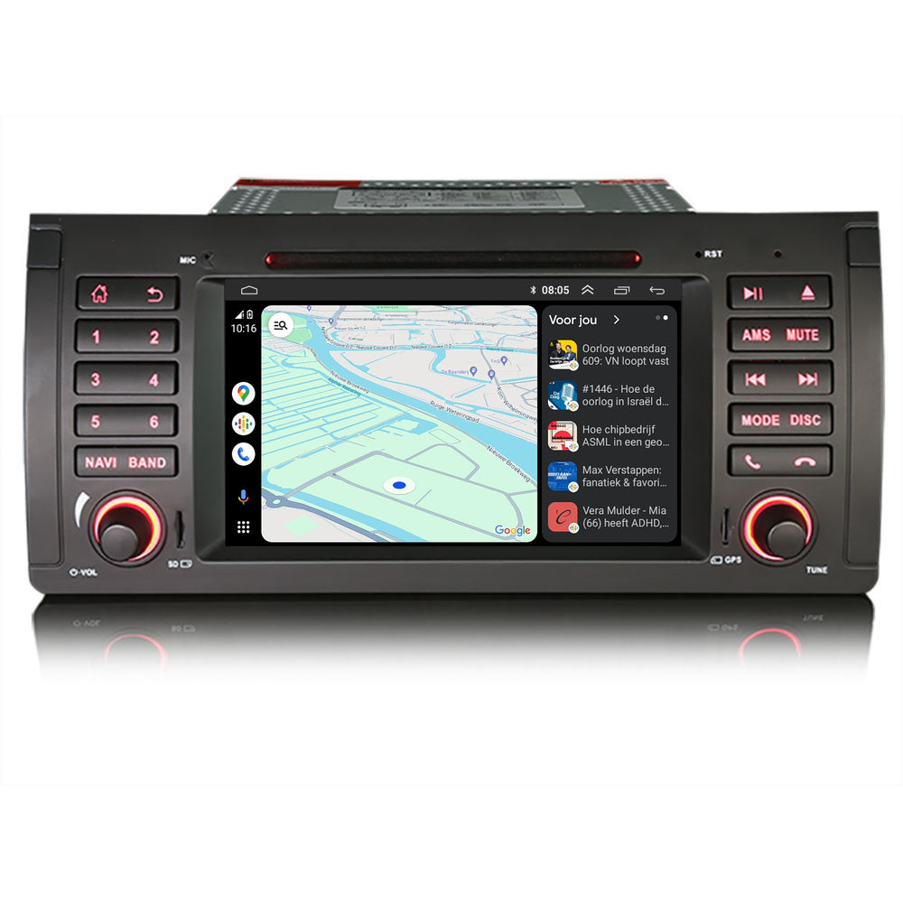 BMW X5 E53 | Radio de coche CarPlay y Android Auto | 2000 a 2006 | Androide 13 | 4+64GB