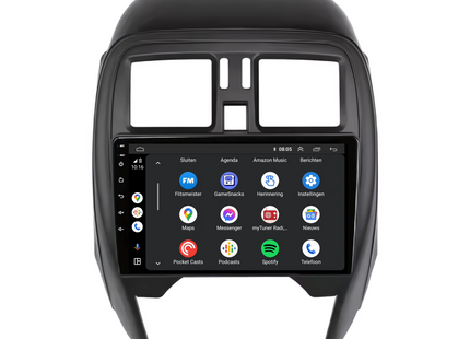 Nissan Micra | Android 13 | Autoradio | 2013 t/m 2017 | Carplay & Android Auto